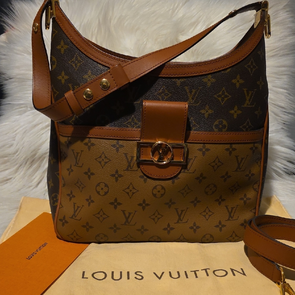 Louis Vuitton Brown Monogram Hobo Bag